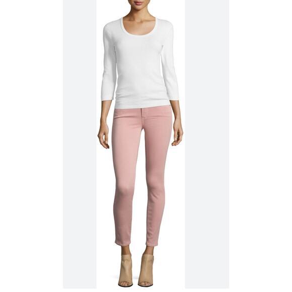 PAIGE Denim - Paige Verdugo Ankle Soft Pink Jeans Size 27